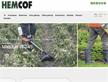 Tablet Screenshot of hemcof.com